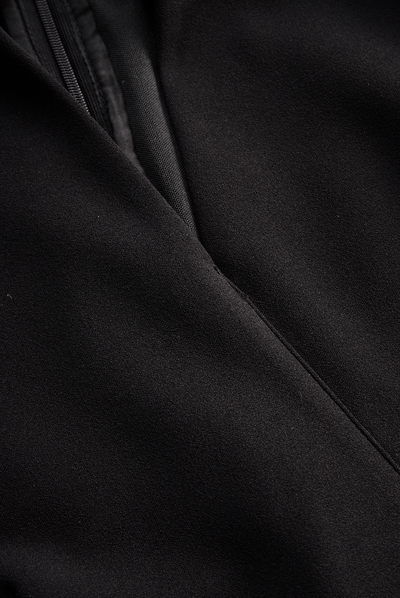 Griselda | Abito a tubino raffinato nero con cintura