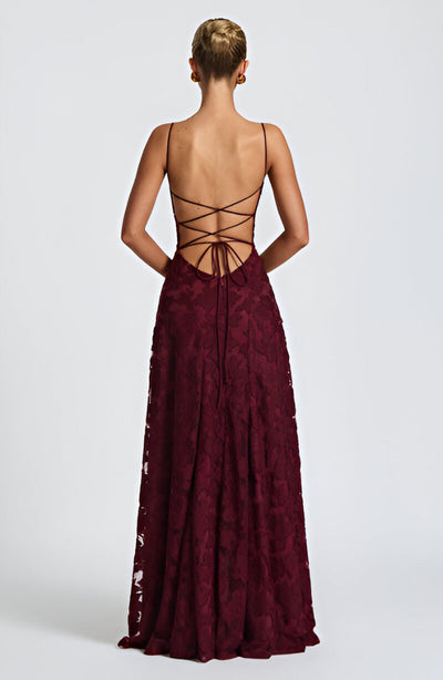 Francesca | Abito maxi in pizzo