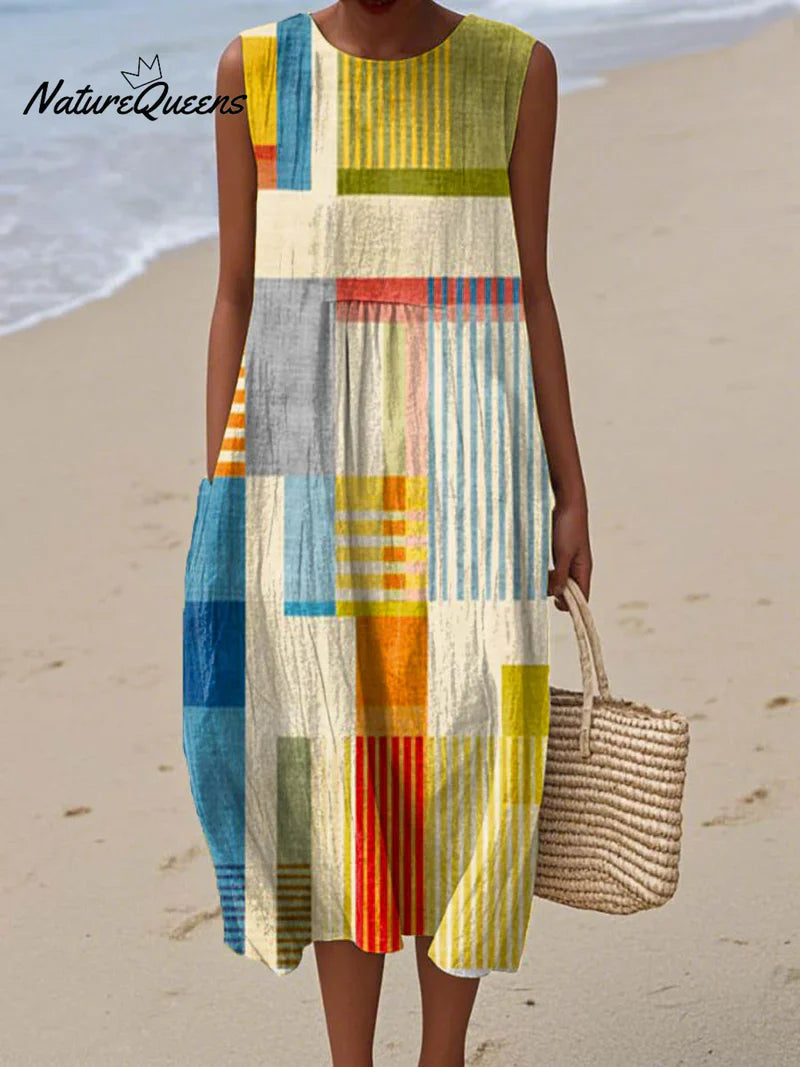 Poppy | Abito Patchwork Moderno