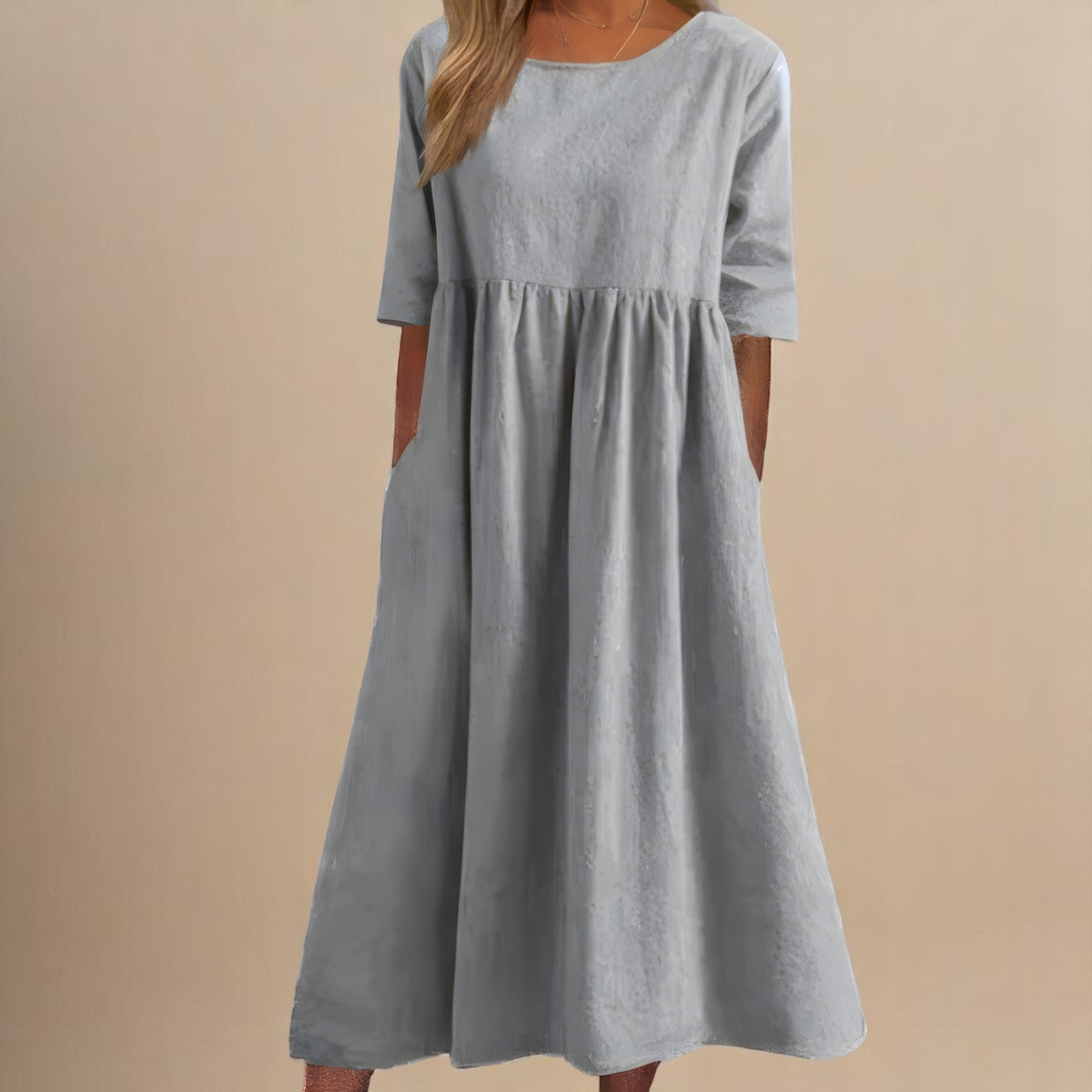 Robe Aérée En Coton Doux