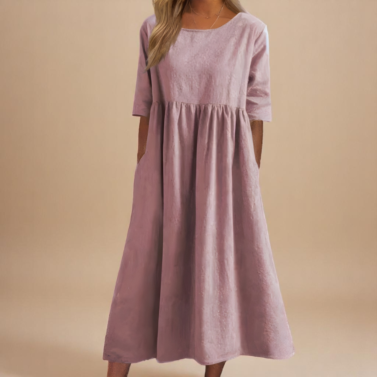 Robe Aérée En Coton Doux