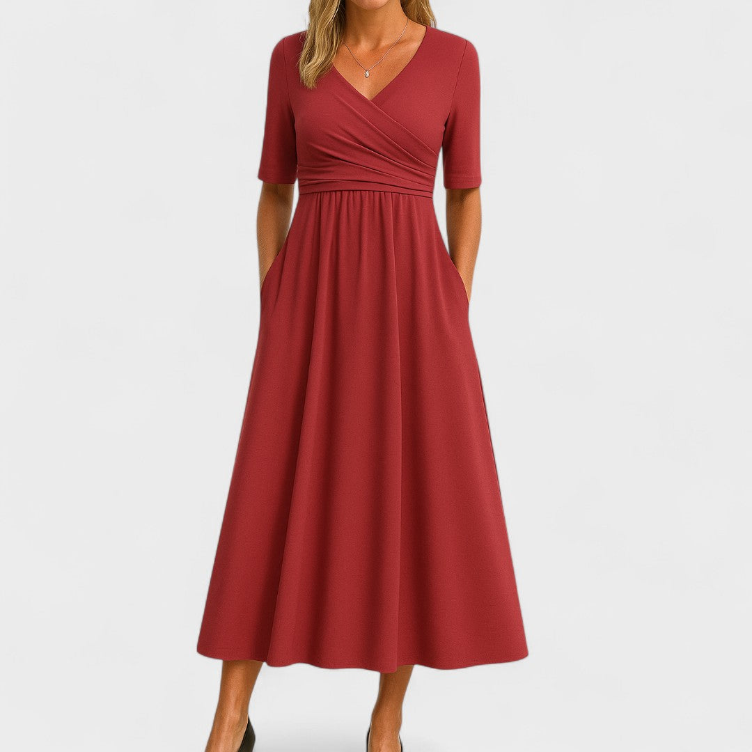Eleonora – Abito Midi Elegante per Ogni Occasione
