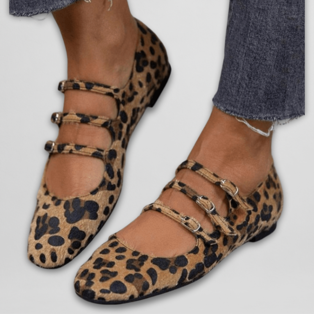 Adonise | Ballerine eleganti con motivo animale