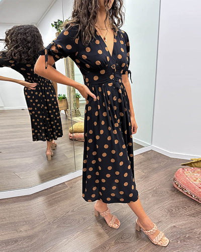Monica™ | Elegante Abito a Pois