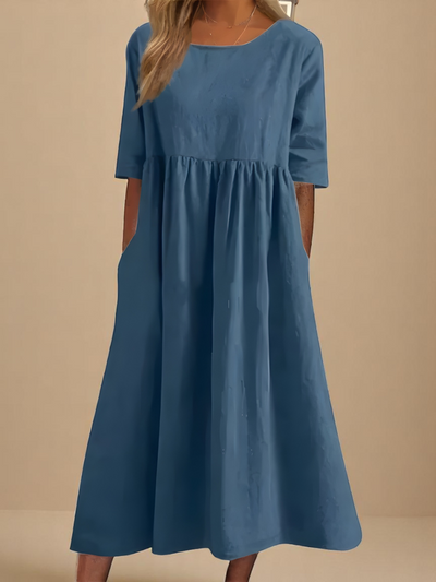 Robe Aérée En Coton Doux