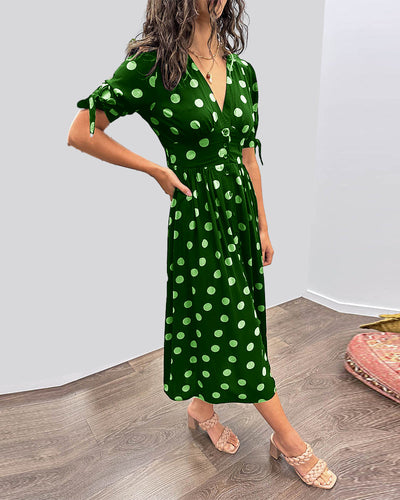 Monica™ | Elegante Abito a Pois