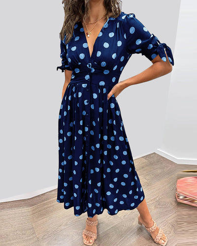 Monica™ | Elegante Abito a Pois