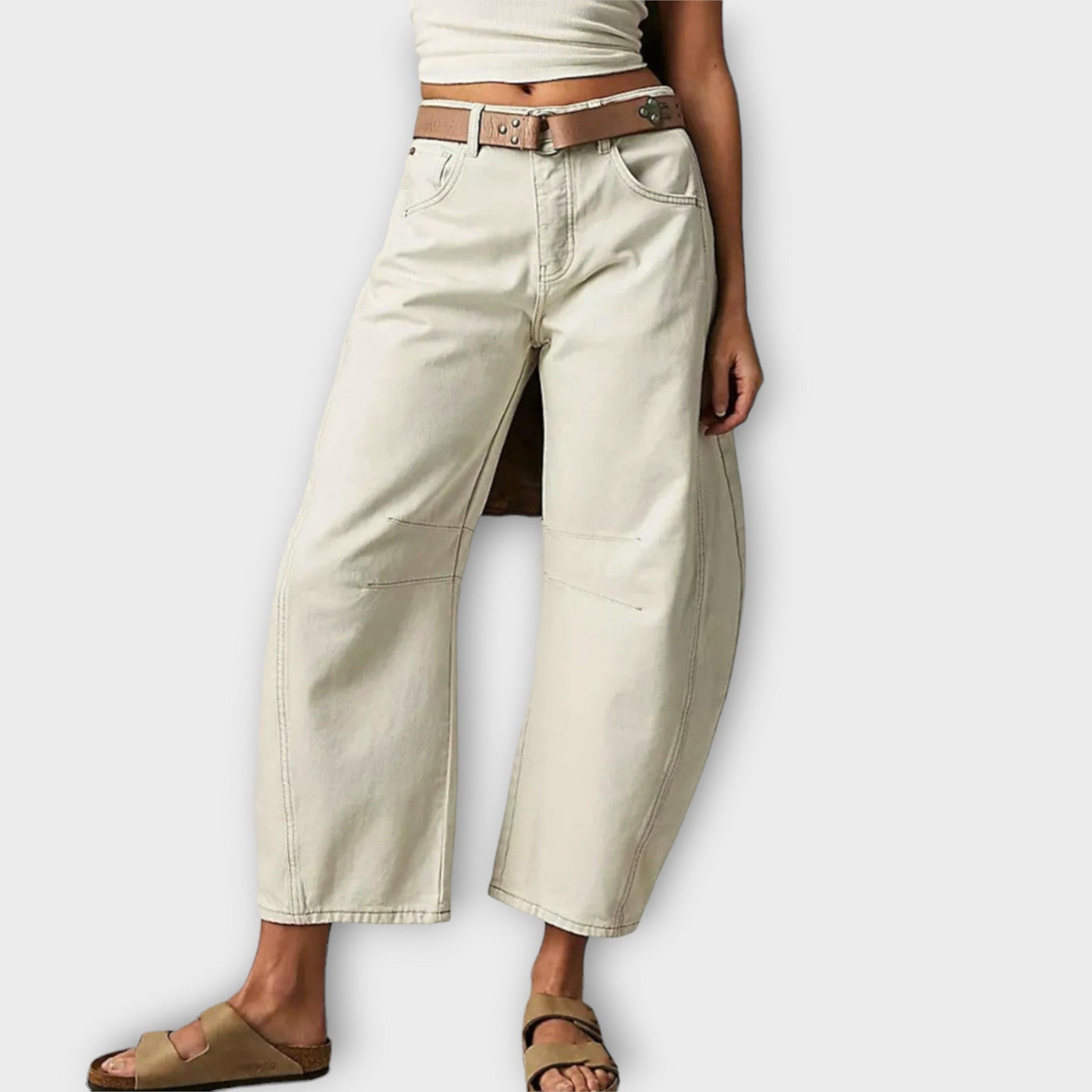 Serafina™ | Jeans Classici a Gamba Larga
