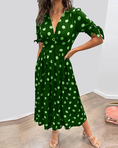 Monica™ | Elegante Abito a Pois