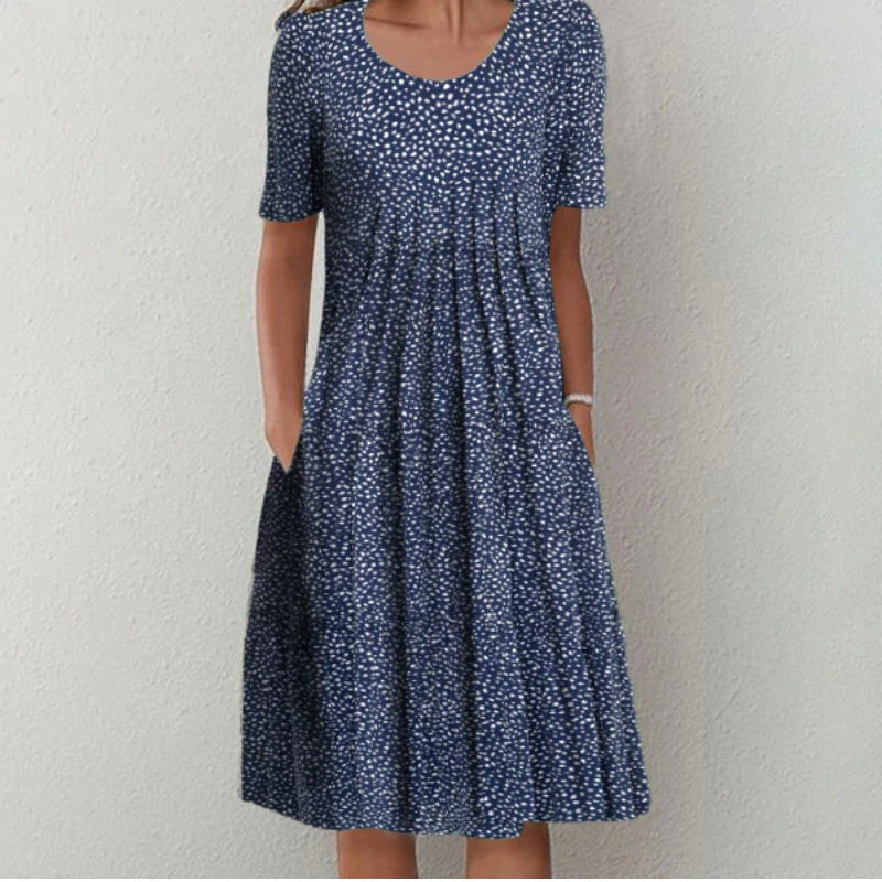 Fiorella | Vestito Floreale Elegante e Casual con Tasche