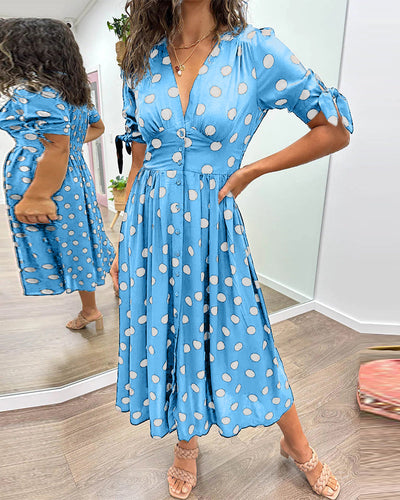 Monica™ | Elegante Abito a Pois