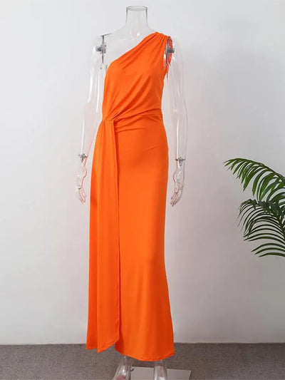 Lia™ | Abito Maxi Asimmetrico