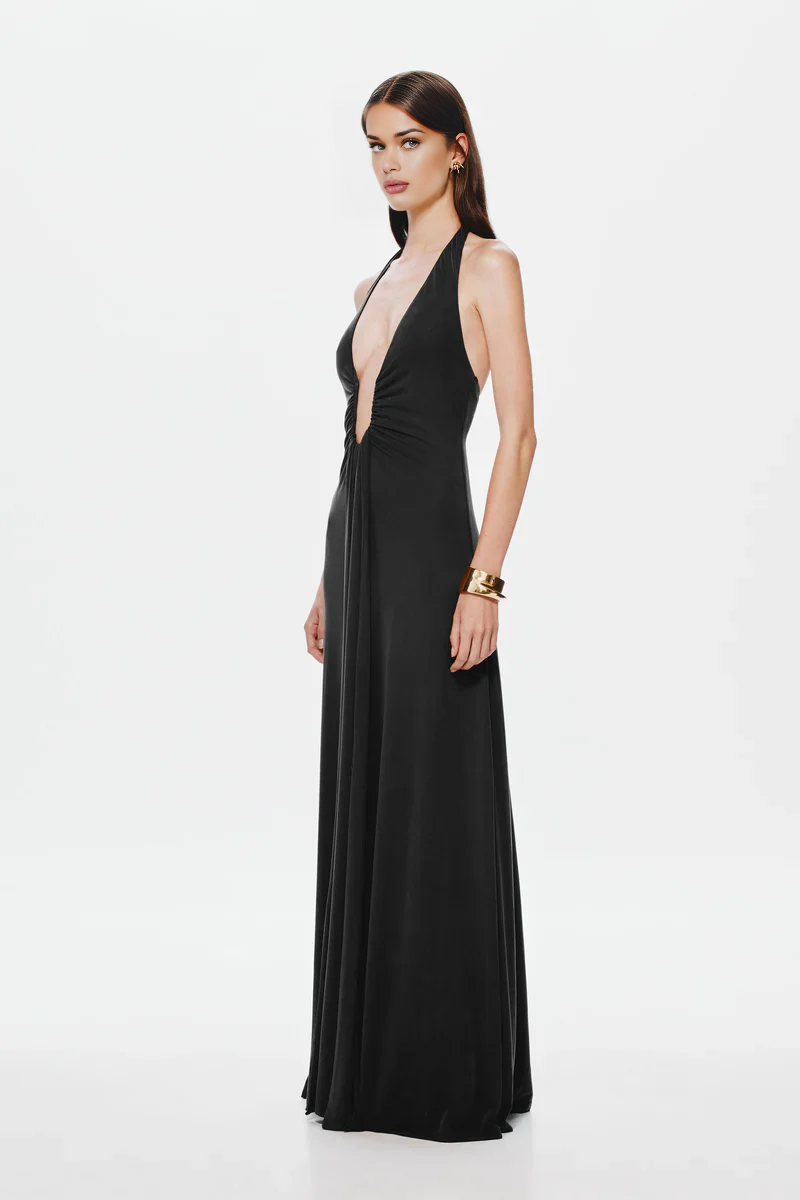 Valeria | Abito Maxi in Cupro
