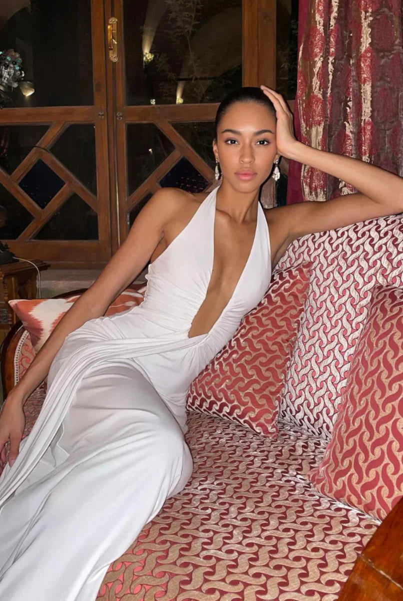 Valeria | Abito Maxi in Cupro