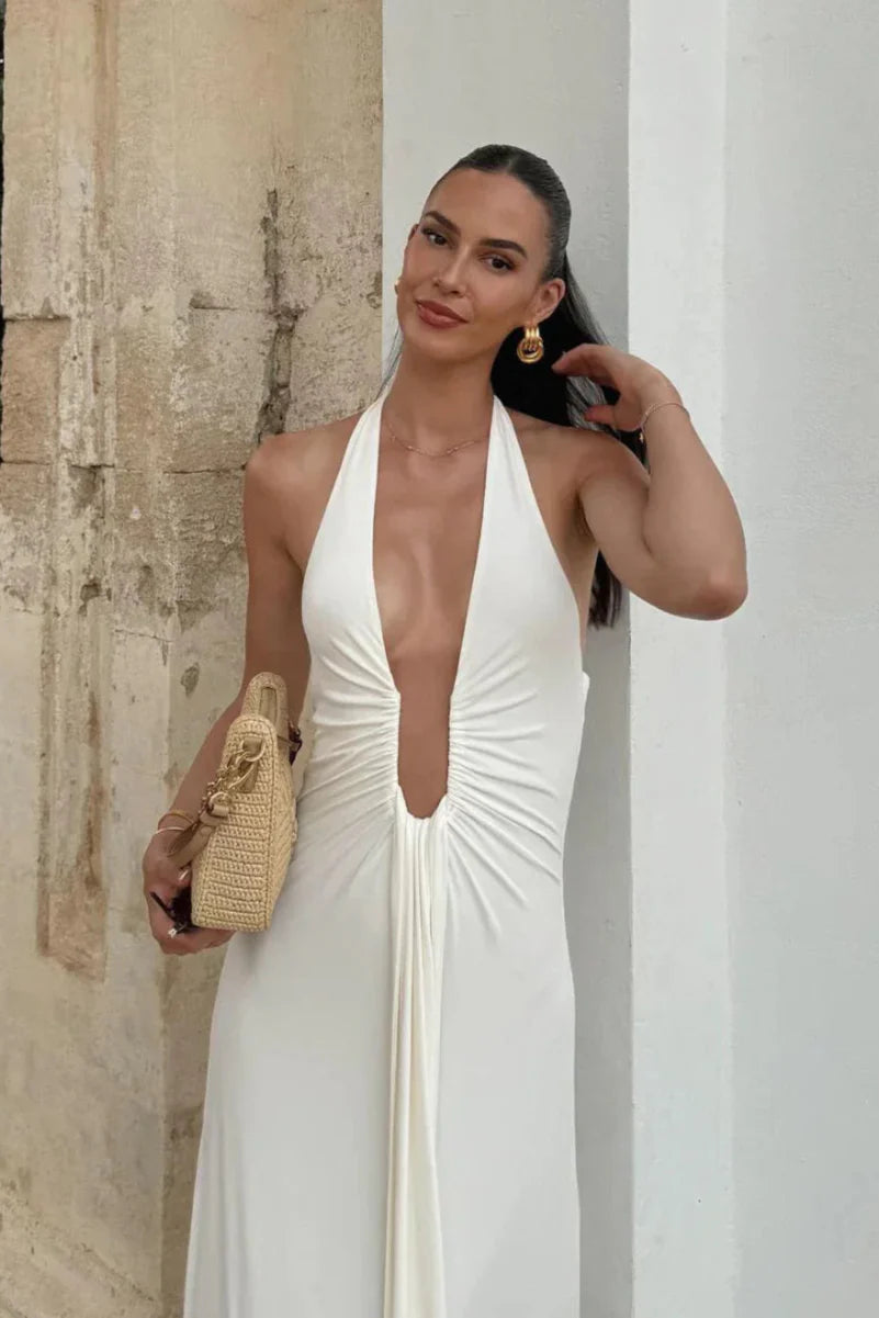 Valeria | Abito Maxi in Cupro