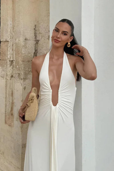 Valeria | Abito Maxi in Cupro