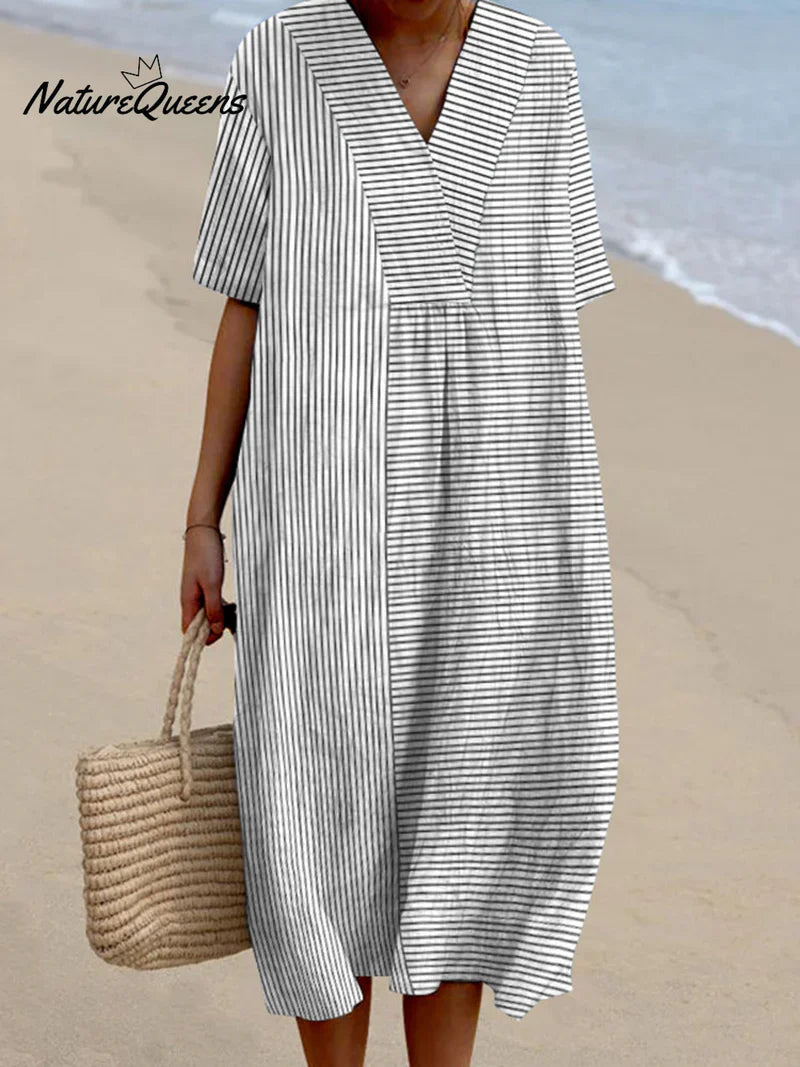 Lina | Abito a Righe Casual