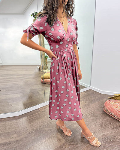 Monica™ | Elegante Abito a Pois