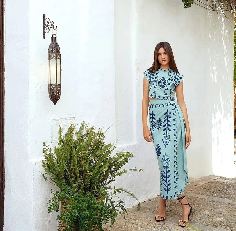 Camilla™ | Completo Stampato Elegante