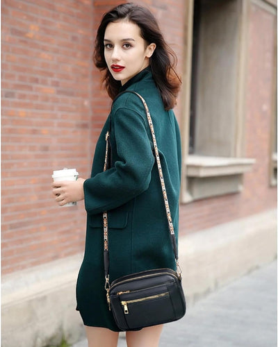 Elvira | Elegante Borsa a Spalla in Pelle da Donna