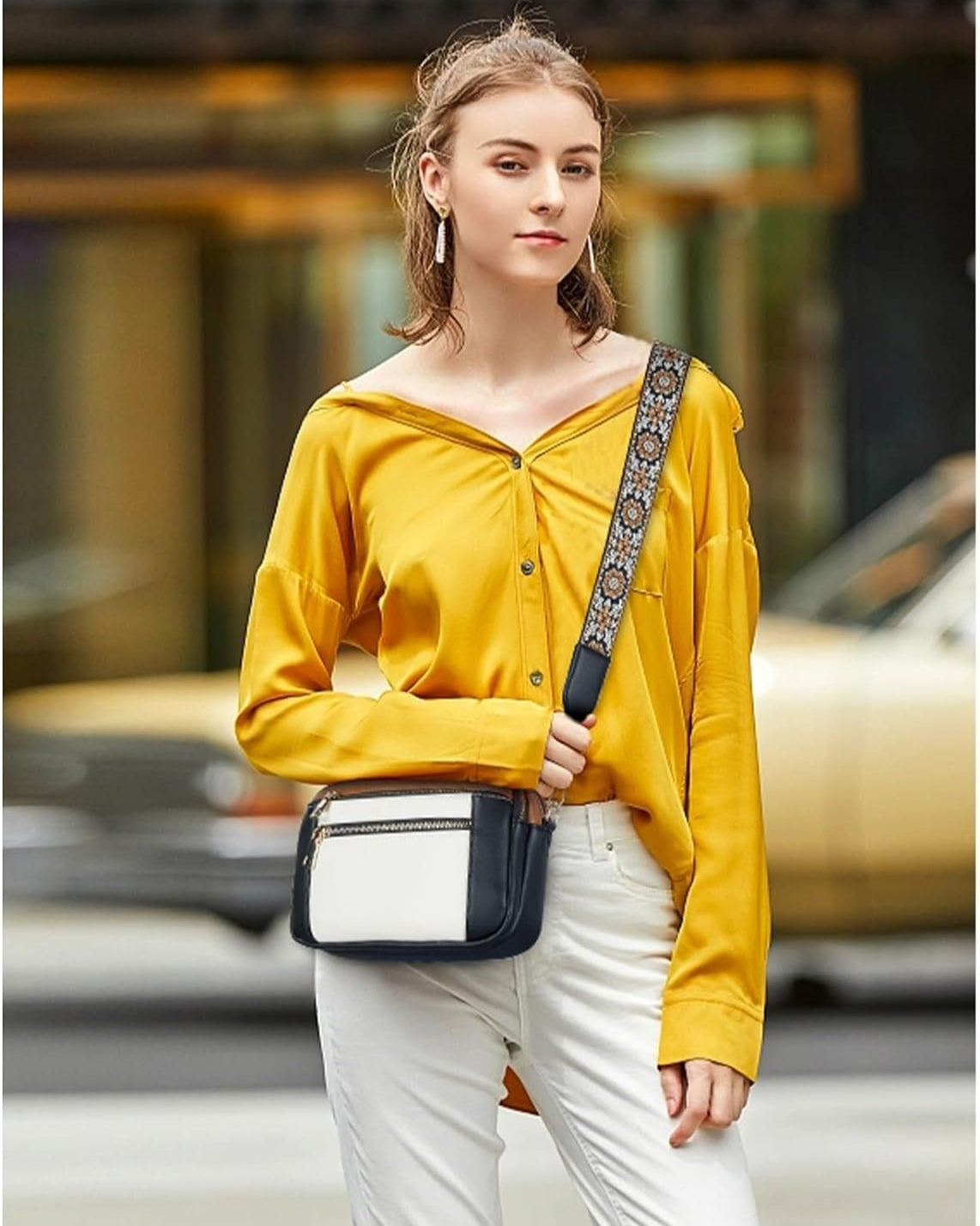 Elvira | Elegante Borsa a Spalla in Pelle da Donna