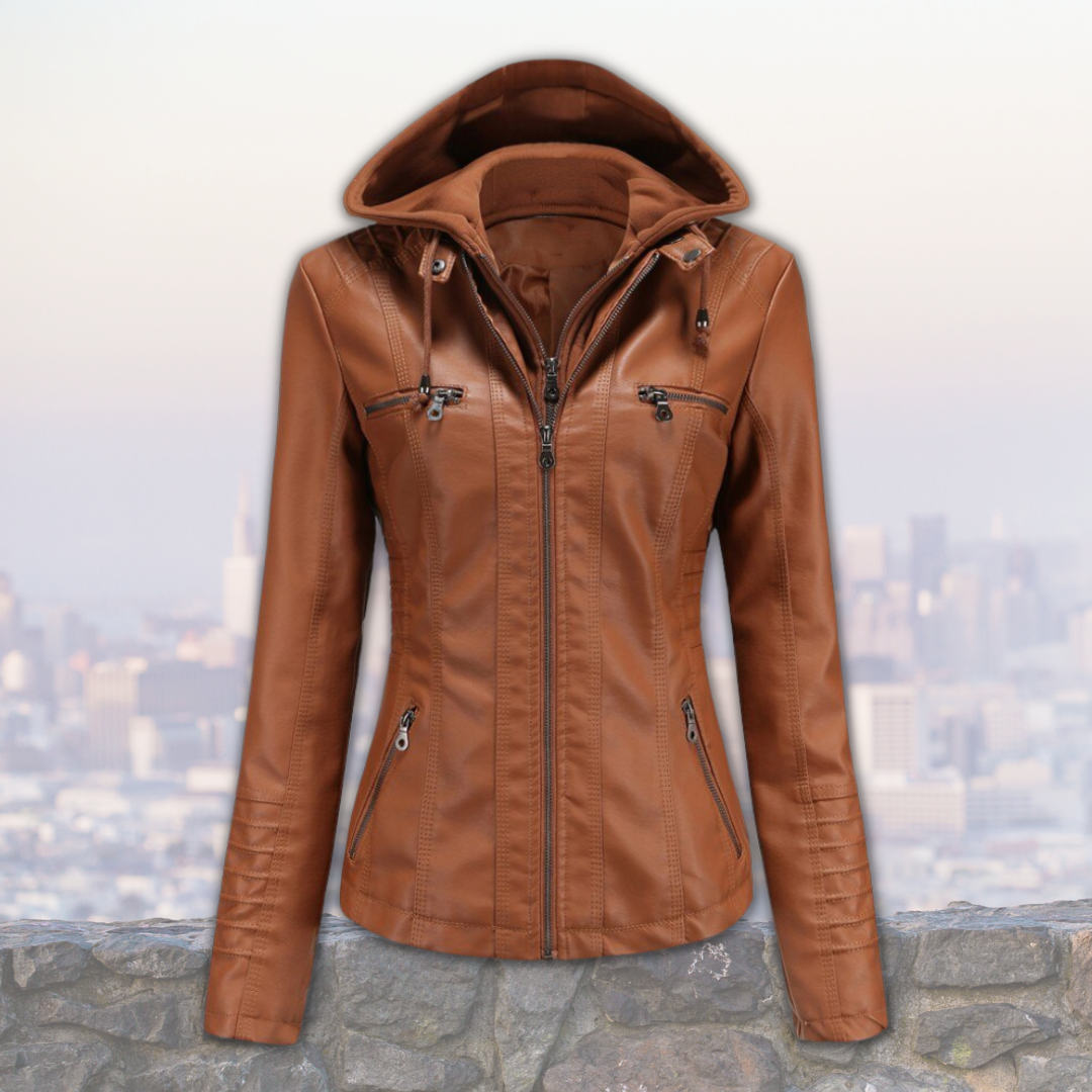 Olga™ | Giacca Con Cappuccio Comoda e Stilos