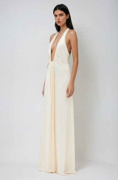 Valeria | Abito Maxi in Cupro