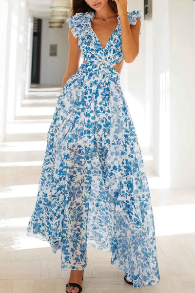 Iwona | Maxi abito con scollatura