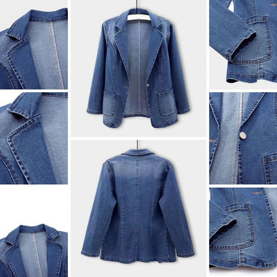 Sofia® | Blazer in Denim Elegante per Donne