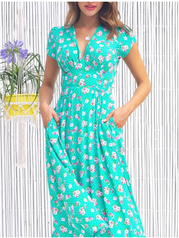 Fienna – Vestito Midi con Bottoni
