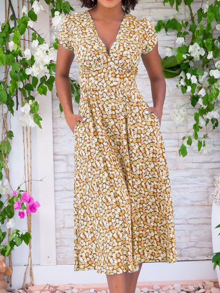 Fienna – Vestito Midi con Bottoni