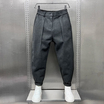 Mathieu - Pantaloni eleganti in tessuto mélange 