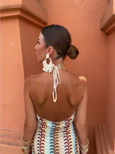 Roxanne™ | Abito Senza Schiena con Collo Halter