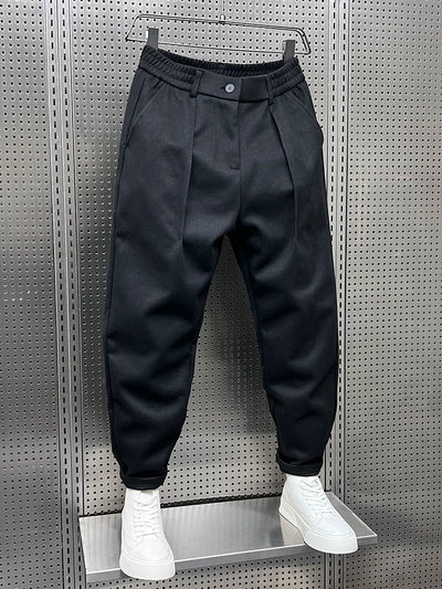 Mathieu - Pantaloni eleganti in tessuto mélange 