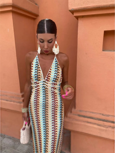 Roxanne™ | Abito Senza Schiena con Collo Halter