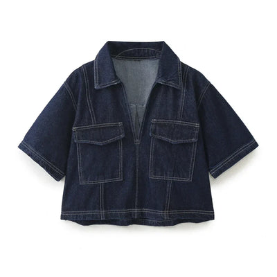 Sofia® | Set in Denim con Scollatura a V