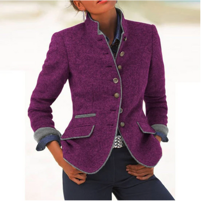 Valeria | Cardigan elegante con colletto alto