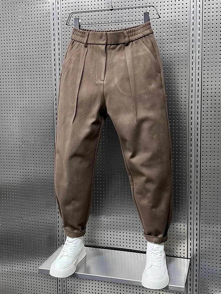 Mathieu - Pantaloni eleganti in tessuto mélange 