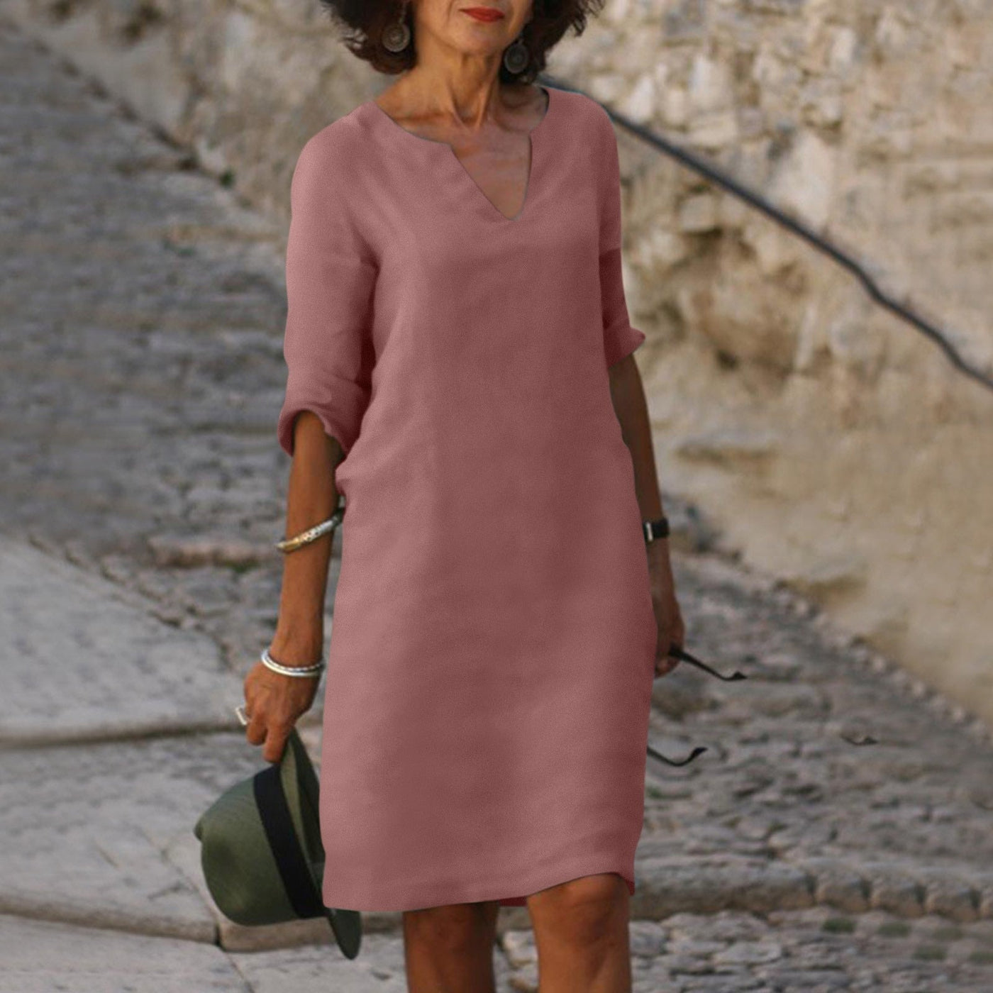 Lunetta| Abito fluido dall'eleganza senza tempo