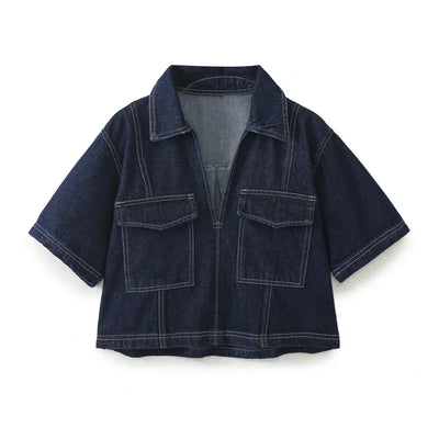 Sofia® | Set in Denim con Scollatura a V