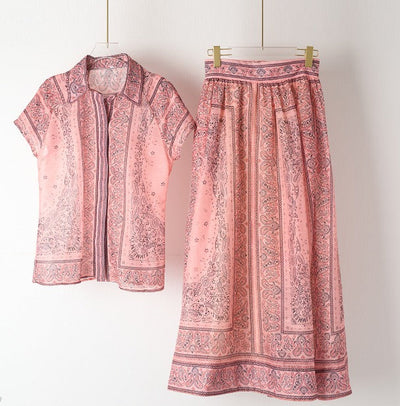 Adele™ | Set Due Pezzi Stampa Boho
