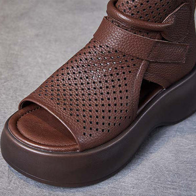 Federica™ | Sandali ortopedici in pelle senza tempo