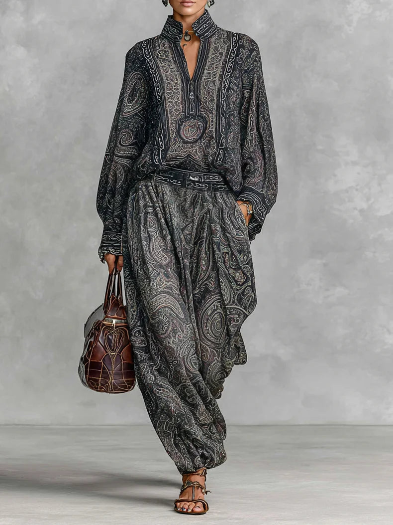 Evelina | Abito vintage a maniche lunghe