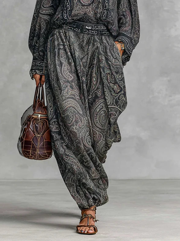 Evelina | Abito vintage a maniche lunghe