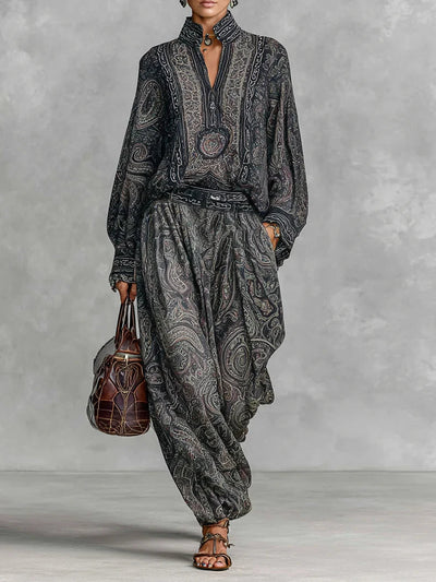 Evelina | Abito vintage a maniche lunghe