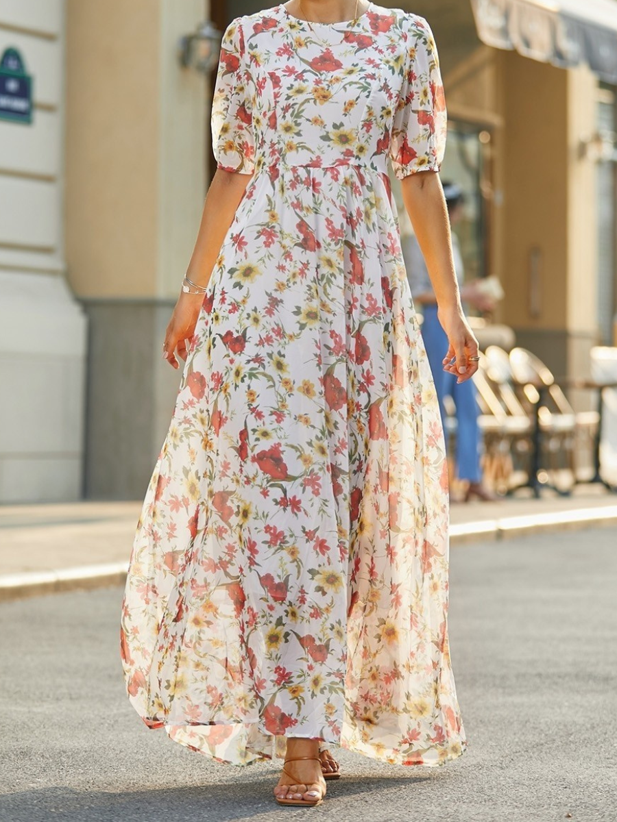 Amalia | Abito Maxi Romantico