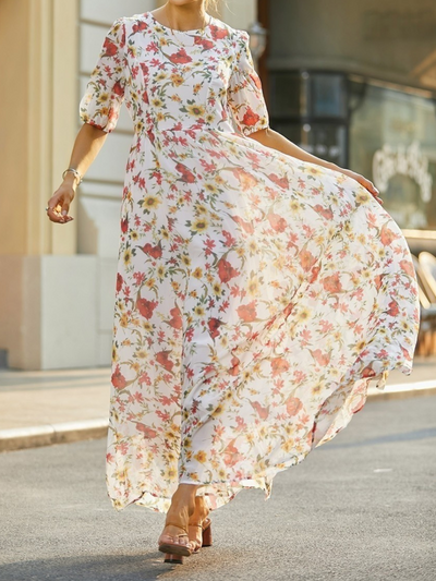 Amalia | Abito Maxi Romantico