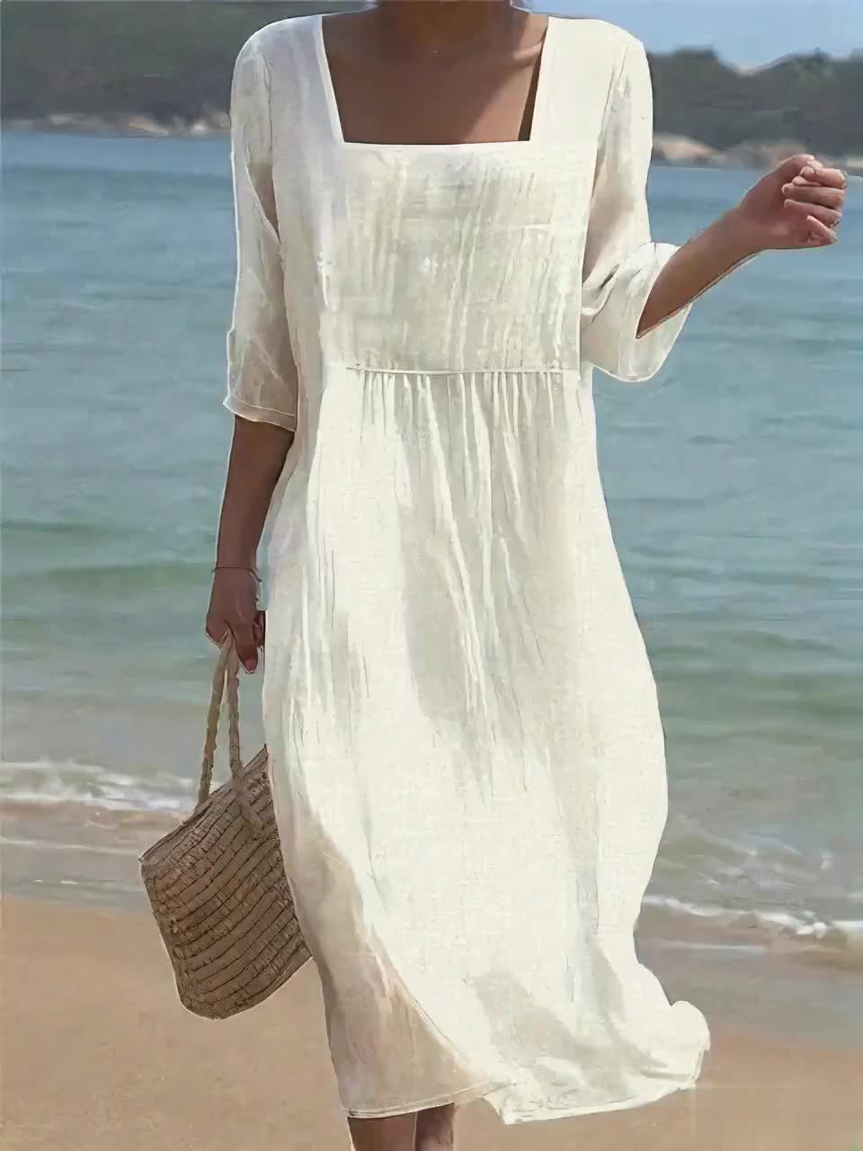 Lucilla | Abito per Eleganza Naturale e Leggerezza Estiva