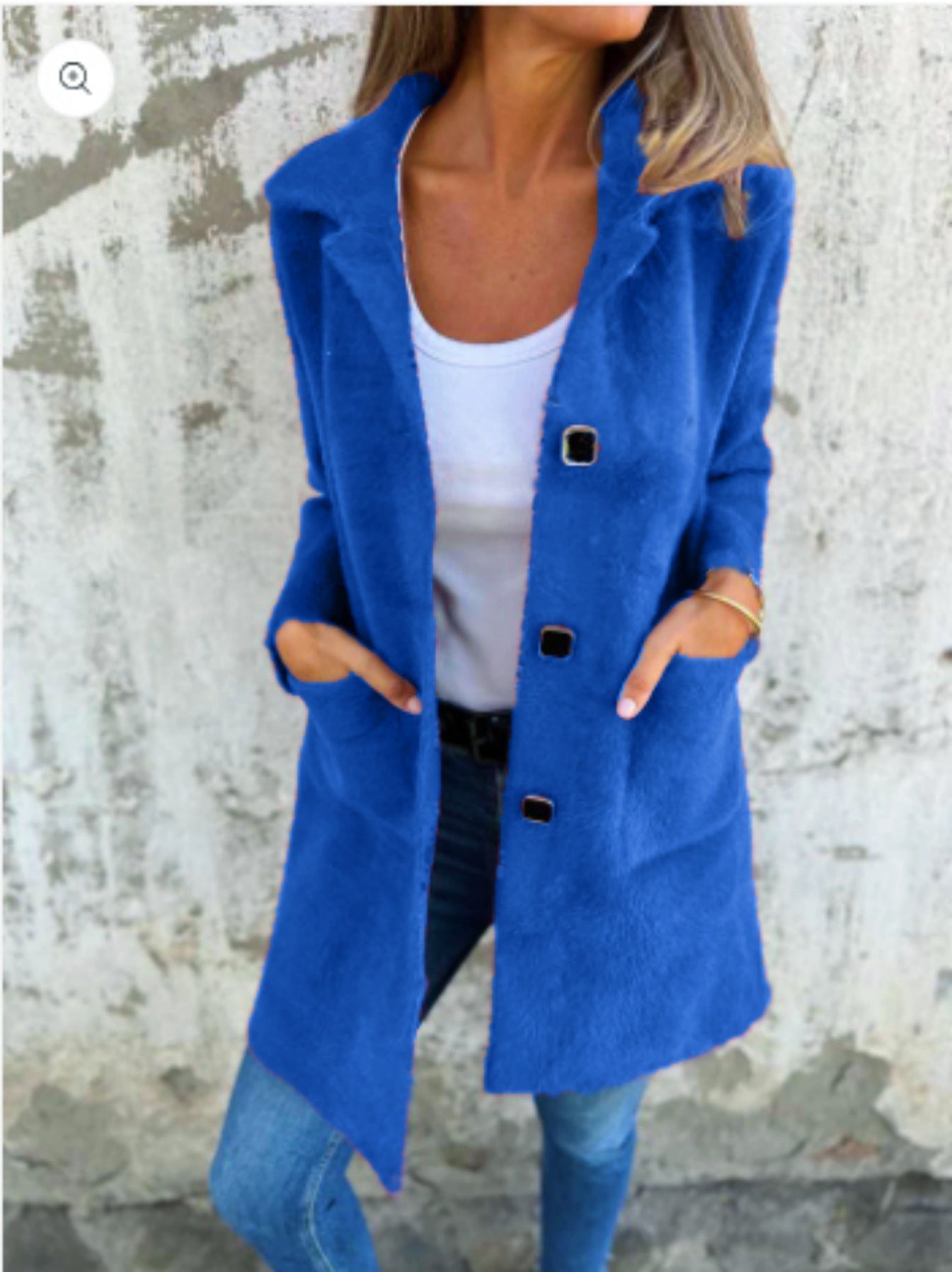 Marcela | Cappotto casual, monopetto, spesso