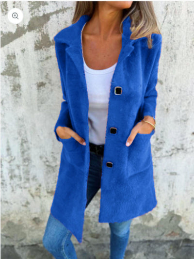 Marcela | Cappotto casual, monopetto, spesso